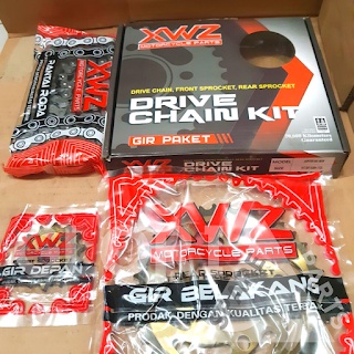 Gir Gear Set Paket Rantai Jupiter MX New Lama 135 XWZ