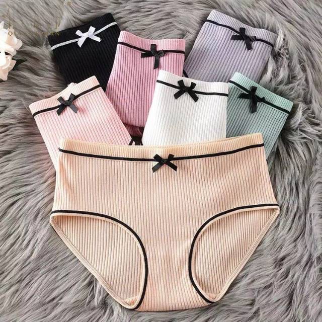 ✅Grosir Jam Senen - Celana Dalam CD Wanita Underwear Cewek Sexy Korea Bahan Katun Pakaian Dalam Pita Renda