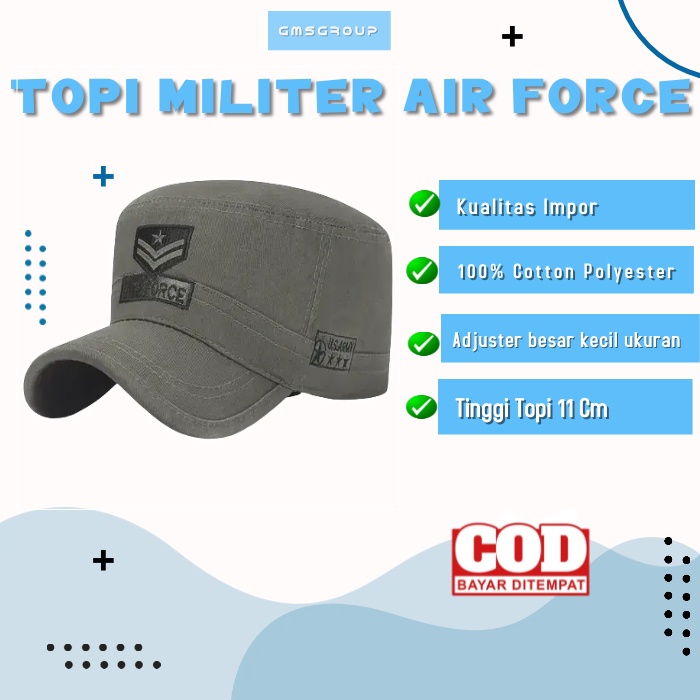 Topi KOMANDO Military hats Impor Caps Topi militer AIRBORNE dan AIRFORCE