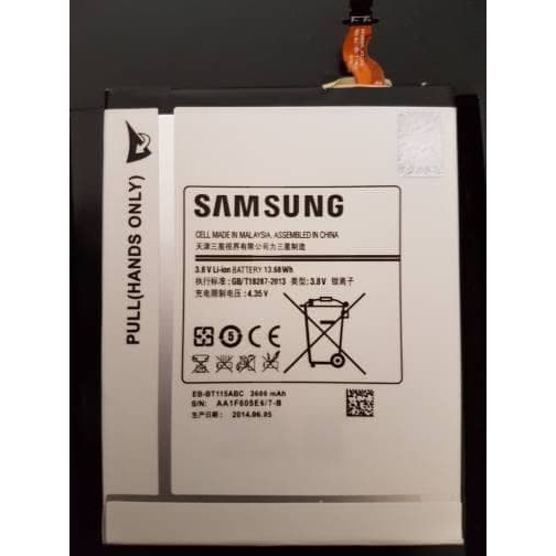 Batre Baterai Samsung Tab 3 Lite 3V T110 T111 T116