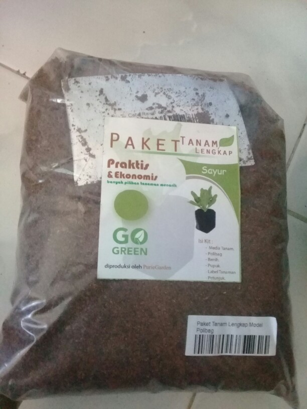 Paket Berkebun Tanam Polibag Sayuran Pg Kdr
