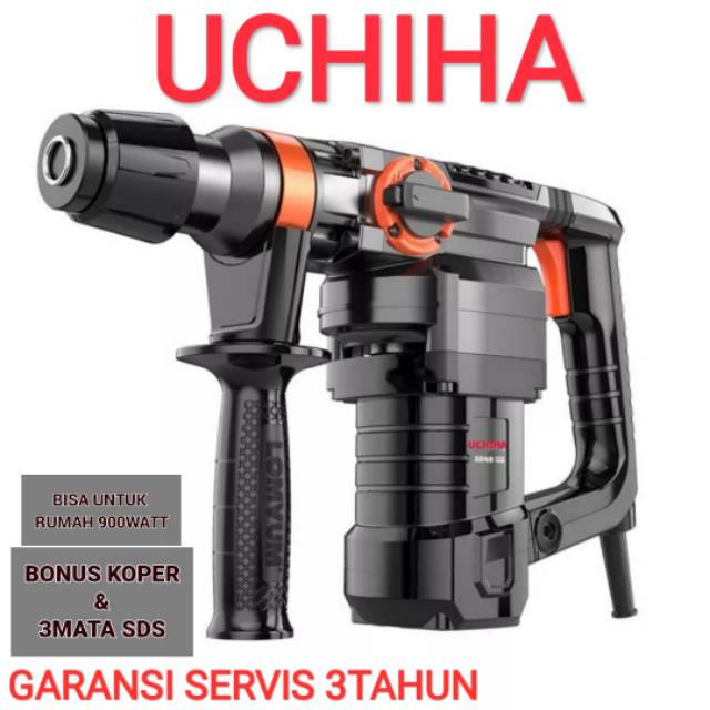 Hammer drill bor rotary mesin bobok beton uchiha jack hemer RS 04 drill