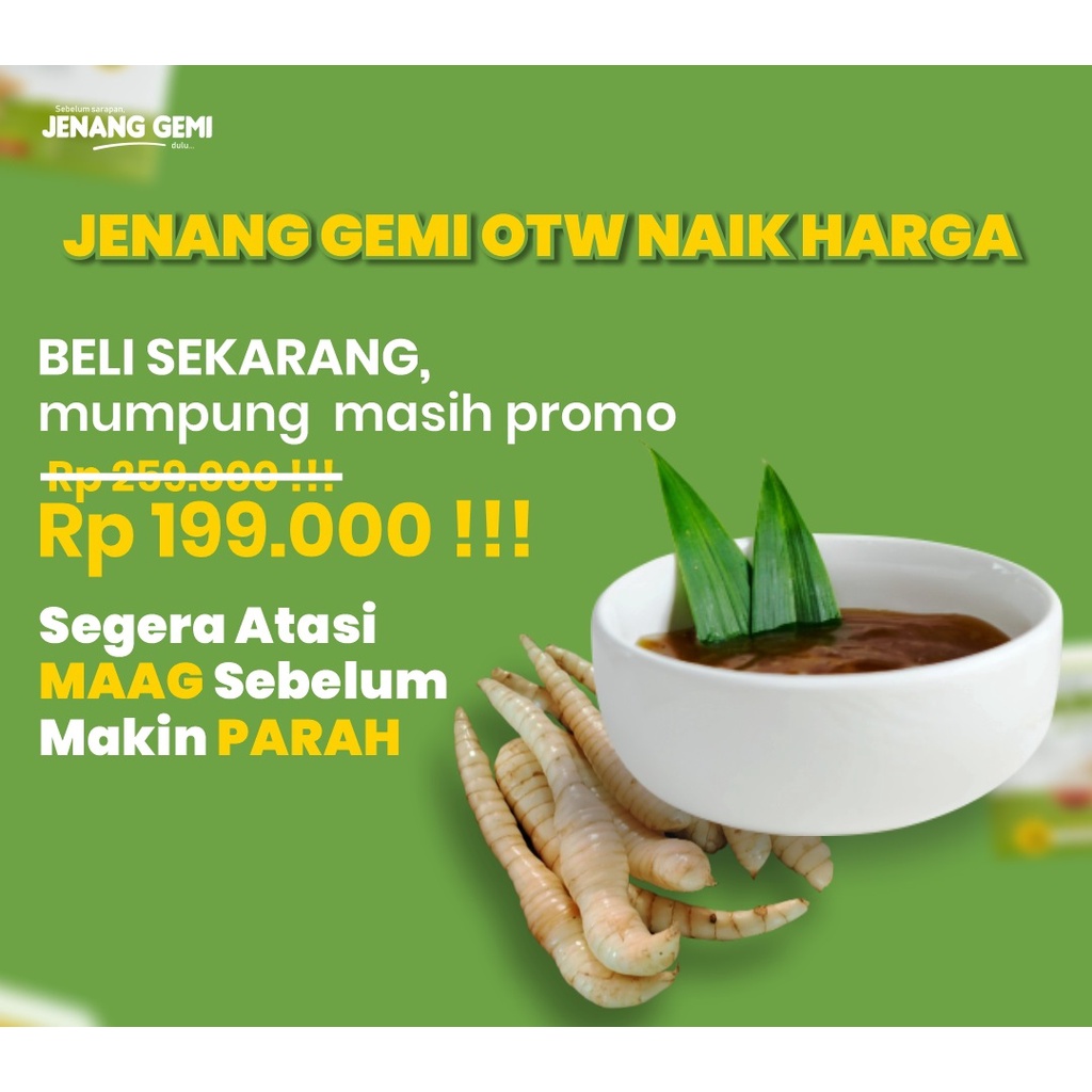 Jenang Gemi Rasa Gula Aren Isi 30 pcs