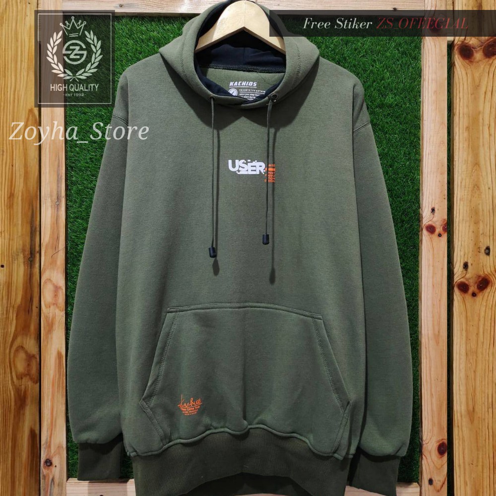 Hoodie Pria Distro Original Kacios Bahan Katun Premium Quality