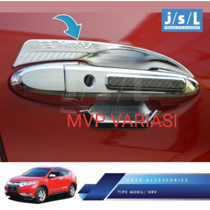 Honda HRV Outer Handle Cover Elegant Chrome Aksesoris JSL