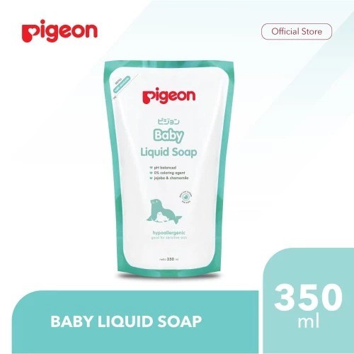 Pigeon Baby Liquid Soap 350ml Refill Pigeon - Sabun Cair Bayi Pigeon Refill 1236