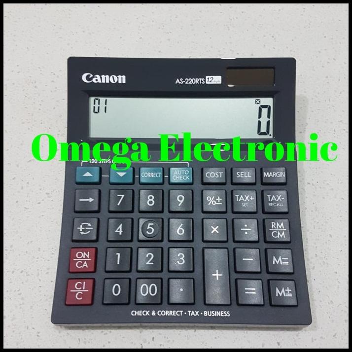 

Canon As-220Rts Calculator - Check & Correct Kalkulator Desktop Meja