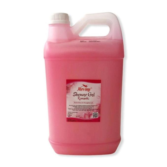 Sabun Mandi Cair Refill HEVINY 5 Liter - Body Soap Shower Gel
