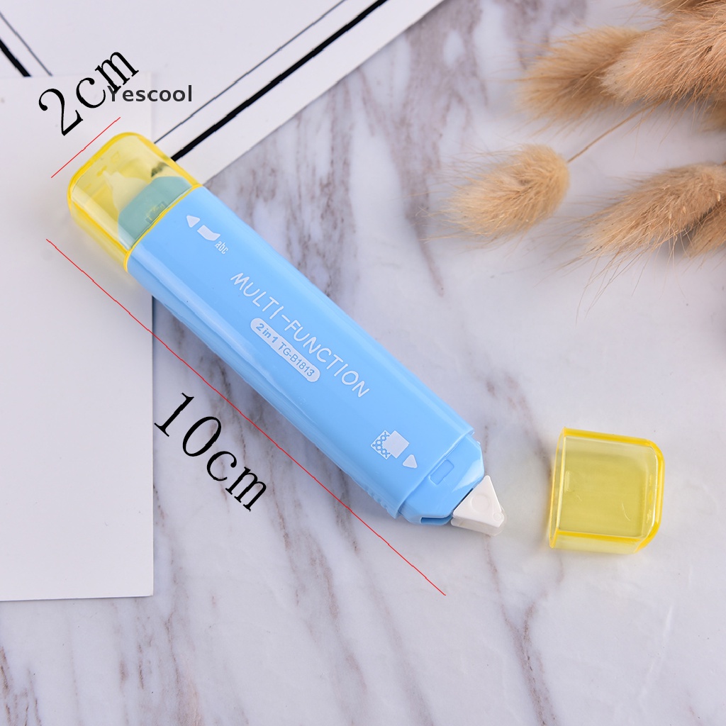 Yescool 5mm*5m Double Head Correction Tape Stationery Corrector Stickers School Supply .