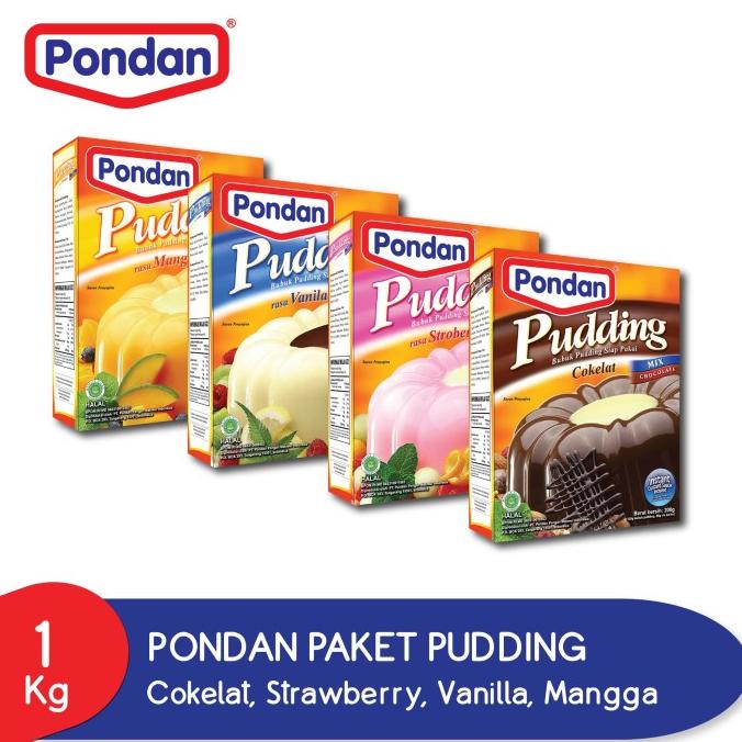 

TERMURAH PONDAN PUDDING PAKET (4 BOX)