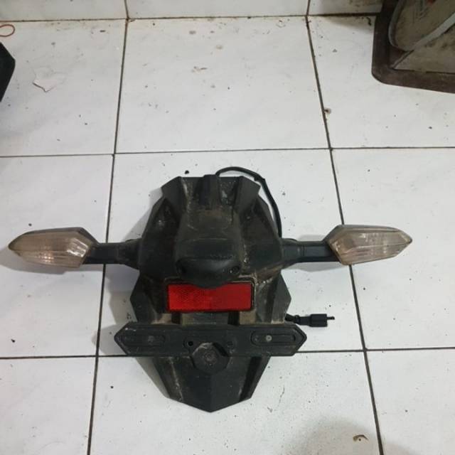 Spakbor fender belakang ninja 250 fi z250 lengkap set original buntut slebor ori l