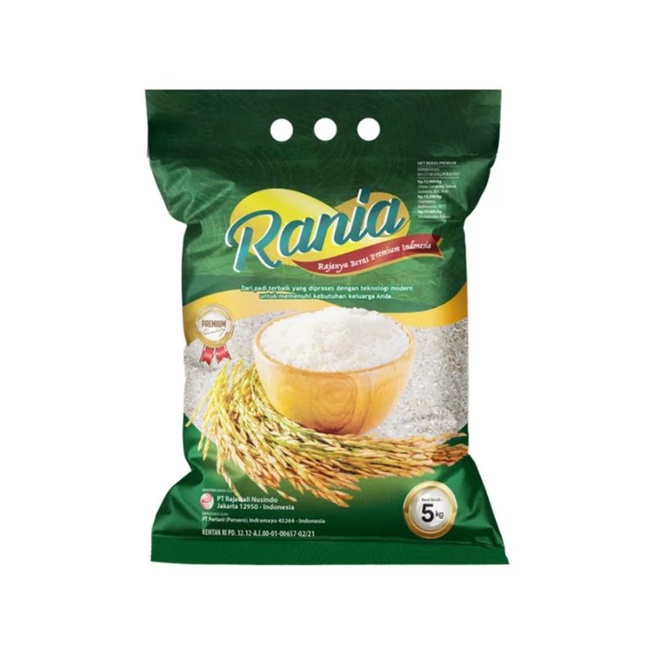 

Rania Beras Premium Kemasan 5kg