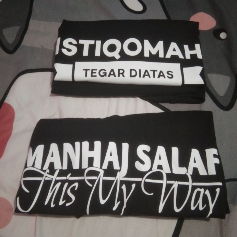 kaos dakwah manhaj salaf bahan kaos tipis