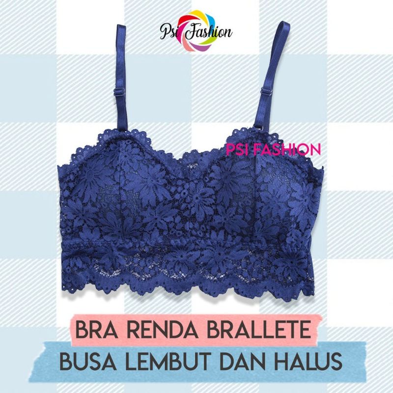 Bra Bunga Tanpa Kawat Pakaian Dalam Wanita Hiasan Renda Sexy Sport