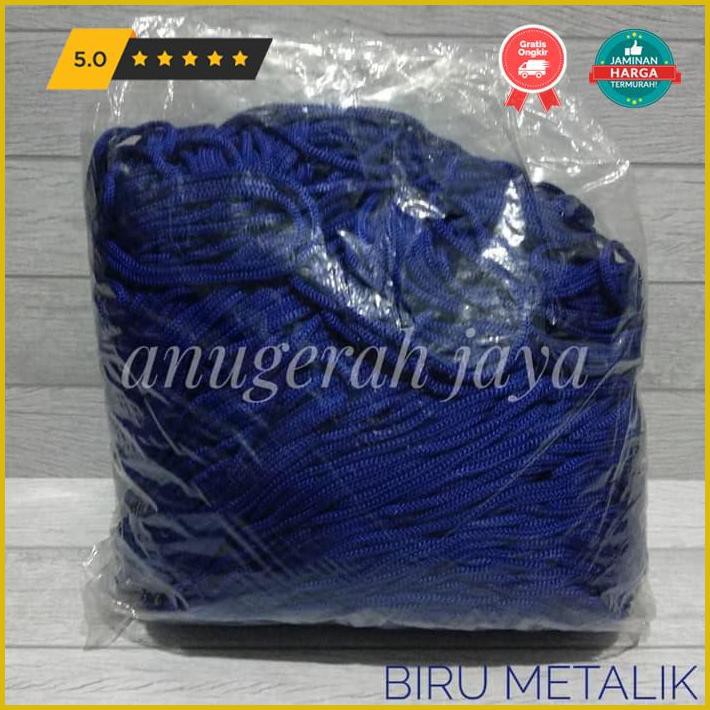 

Kerajinan Tangan Tali Kur Nylon / Kilap Biru Metalik Promo