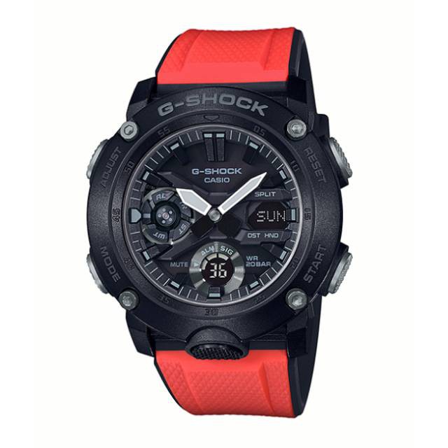 CASIO G-SHOCK CARBON CORE TYPE GA-2000E-4DR ORIGINAL / Casio Gshock GA 2000E 4