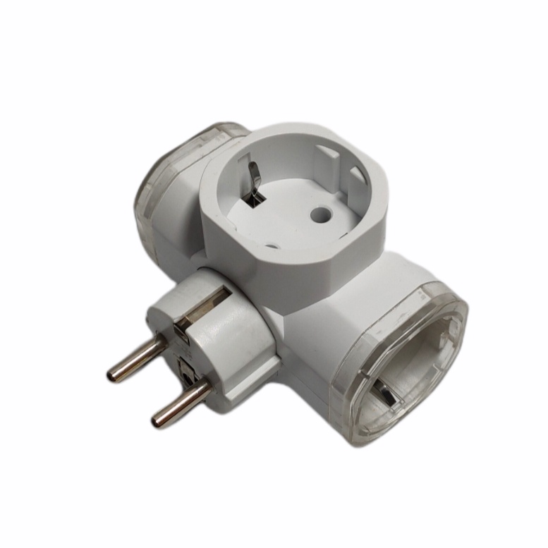 Swangoose Steker T Arde Cabang 3 + Saklar ON/OFF