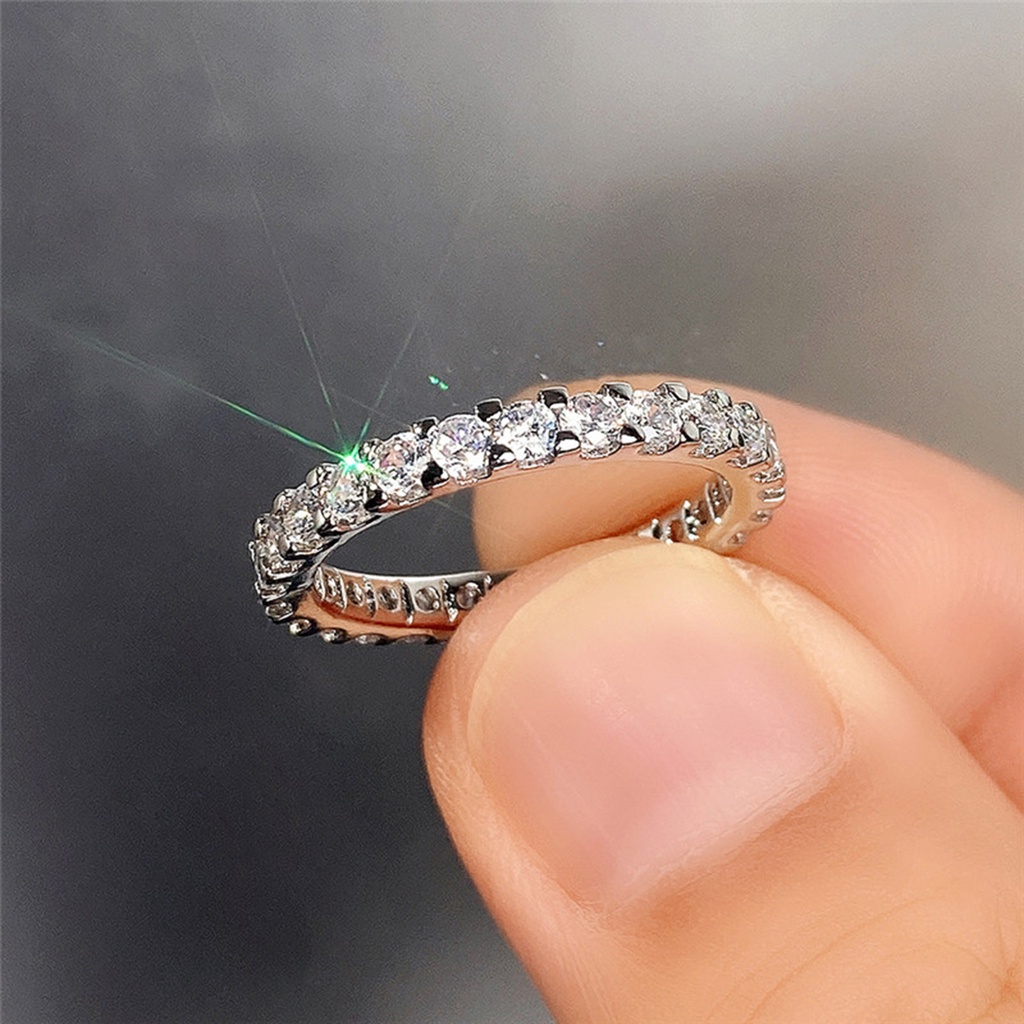 Hu Hu Hu Hu Hu Alat Bantu Pasang Kacamata♡ Cincin Jari Bahan Tembaga Aksen Cubic Zirconia Untuk Wanita