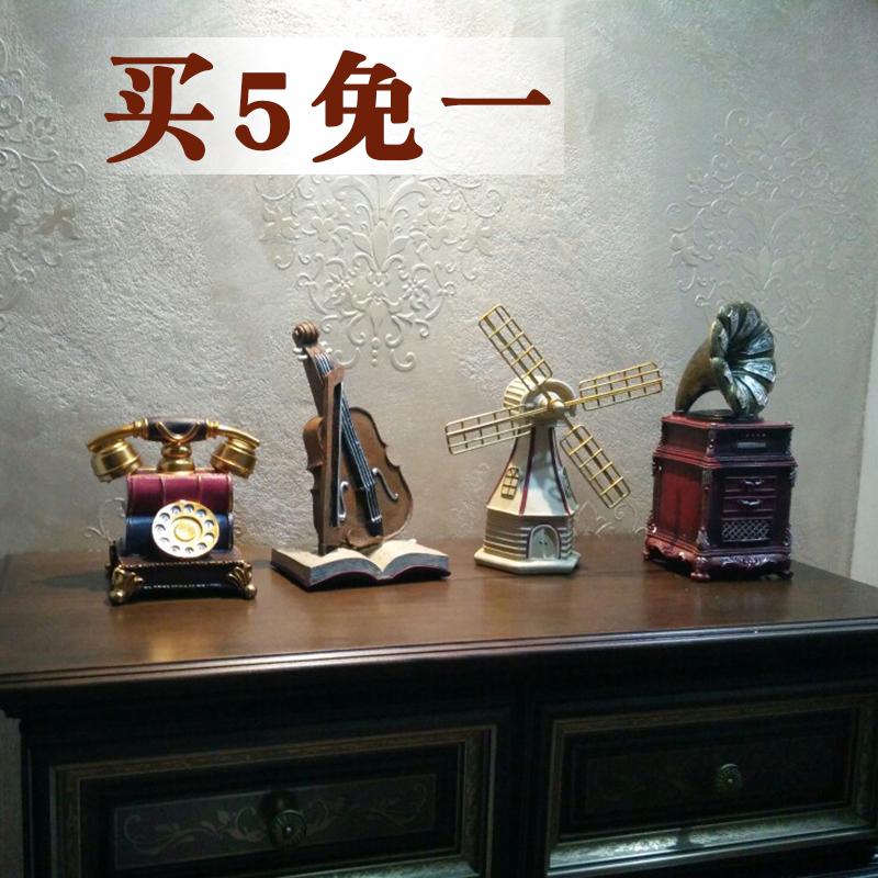 nostalgia Eropa retro ornamen gramofon rumah kreatif ruang nostalgia Eropa retro ornamen gramofon rumah kreatif ruang