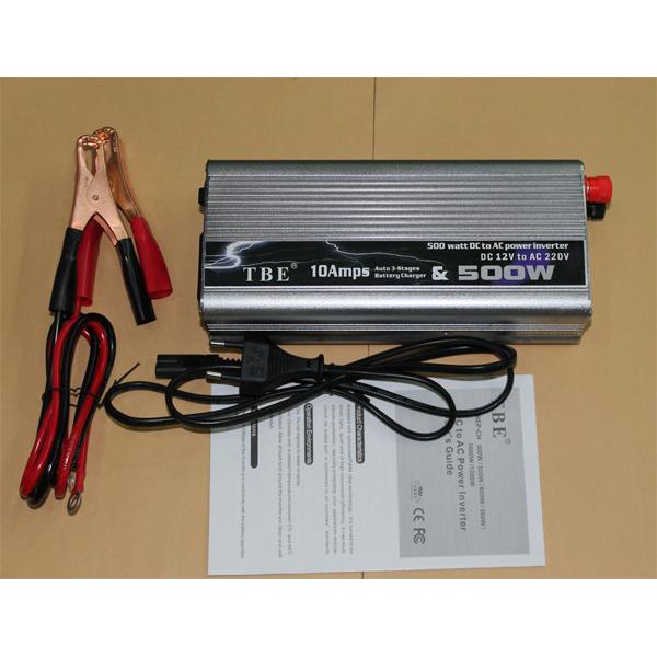 2 in 1 (Inverter + Charger) Merk TBE 500 watt