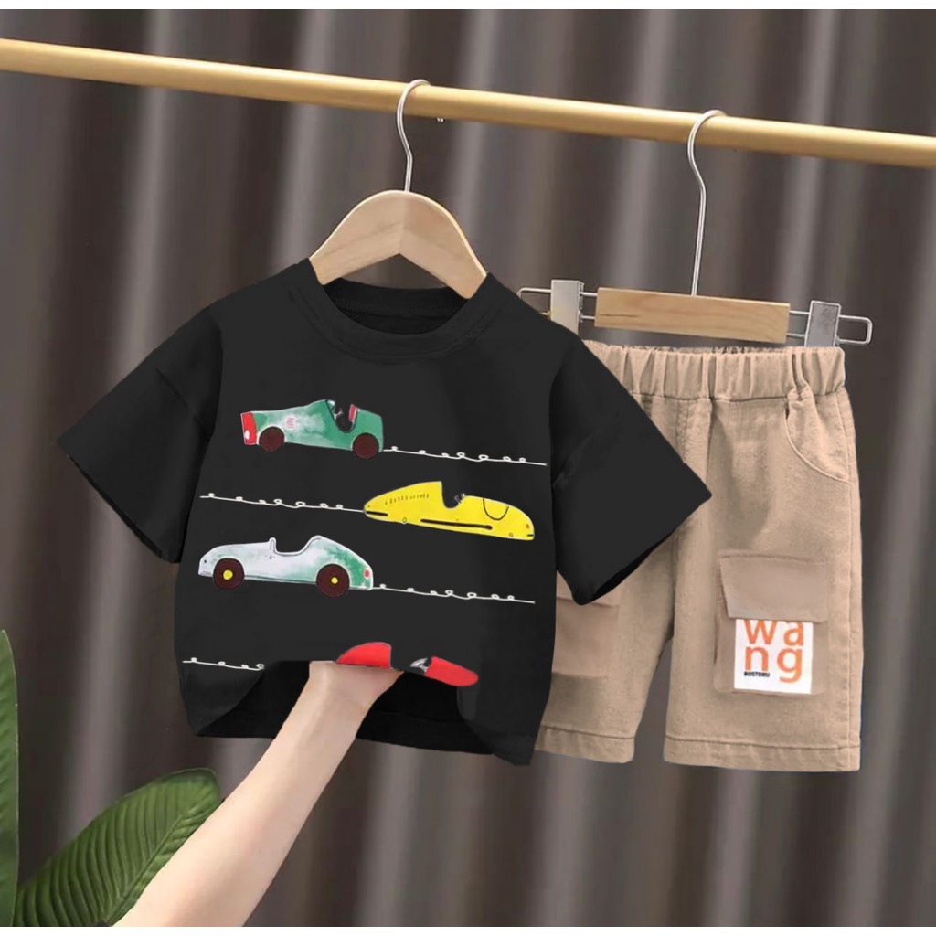 SETELAN ANAK BAJU ANAK LAKI LAKI PEREMPUAN UMUR 1-5 TAHUN SETELAN MOTIF MOBIL SETELAN BAJU PAKAIAN ANAK LAKI LAKI PEREMPUAN TERBARU SETELAN BAJU ANAK SETELAN BAJU ANAK MUSIM SEMI SETELAN ANAK HARIAN SETELAN BAJU ANAK TERMURAH