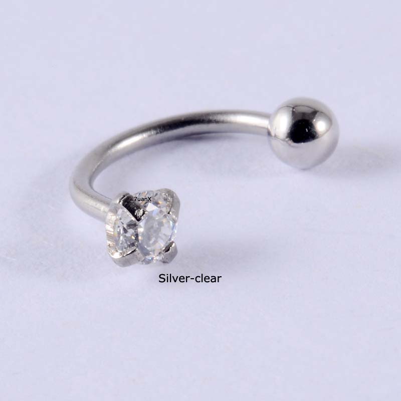 1 Piece Horse Shoe Ring Stainless Steel Helix Lobe Piercing Female 20 Gauge