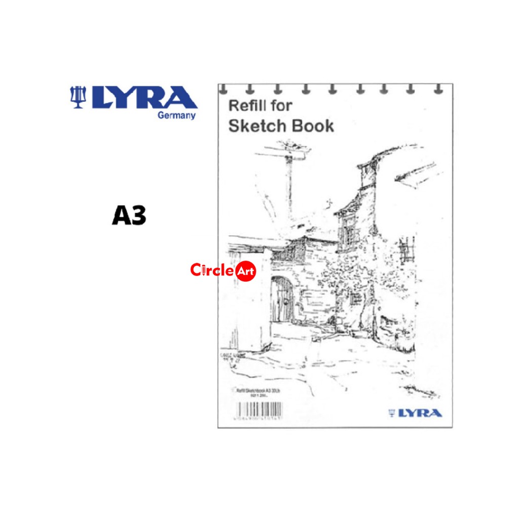 LYRA SKETCHBOOK REFILL UKURAN A3 ISI 30 LEMBAR-1