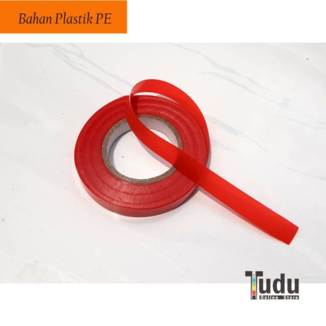 Pita MERAH tapetool - pita untuk alat pengikat tanaman tomat cabai melon anggur