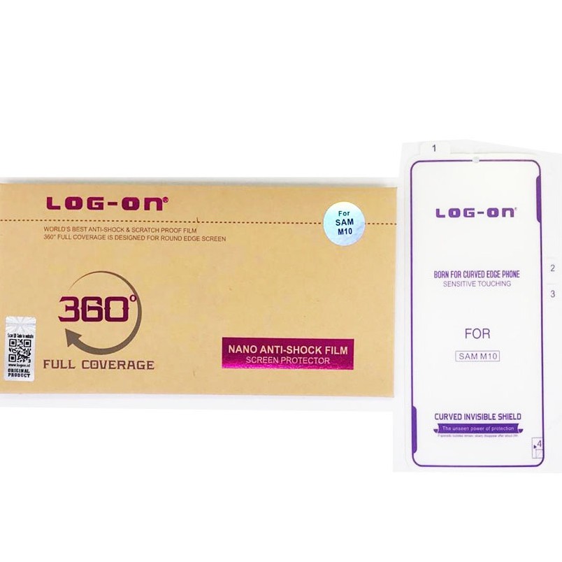 ANTISHOCK LOG ON SAMSUNG M10 SCREEN PROTECTOR - ANTIGORES JELLY