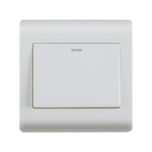 Nero F161611 16AX 250V~1 Gang 1 Way Switch Dengan Flurescent Locator