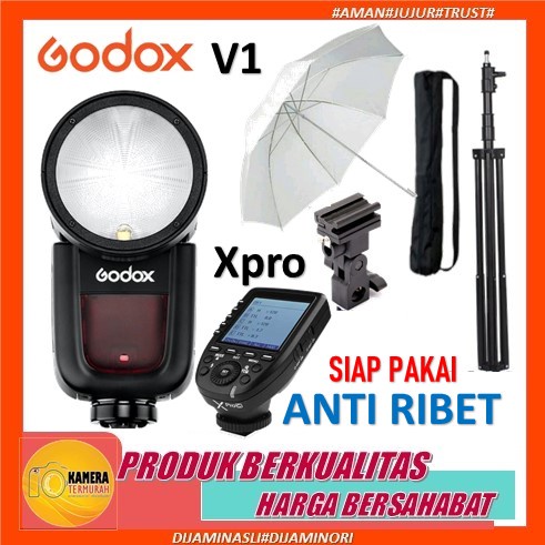 Godox V1 Nikon + Trigger Xpro Canon Nikon Sony Fujifilm HSS TTL