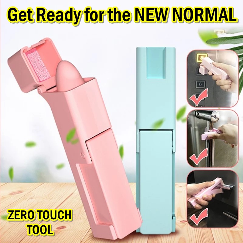 Zero Touch Tool Sanitary Safe Touch Alat Bantu Anti Virus Corona Covid19 New Normal