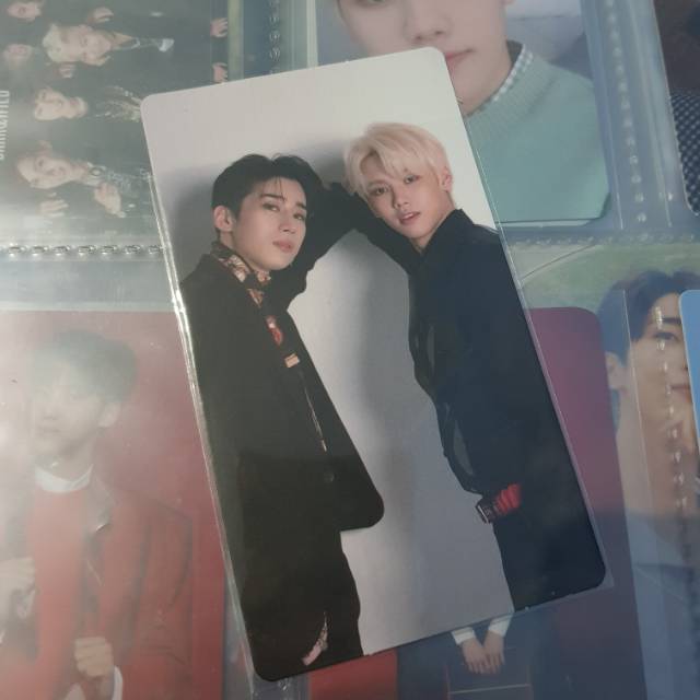 pc photocard broadcast seungwoo minhee x1 victon cravity