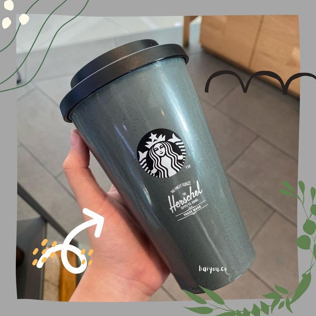 Tumbler Starbucks X Herschel 2021 Double Wall Plastic (Tumbler Double Wall Starbucks X Herschel)