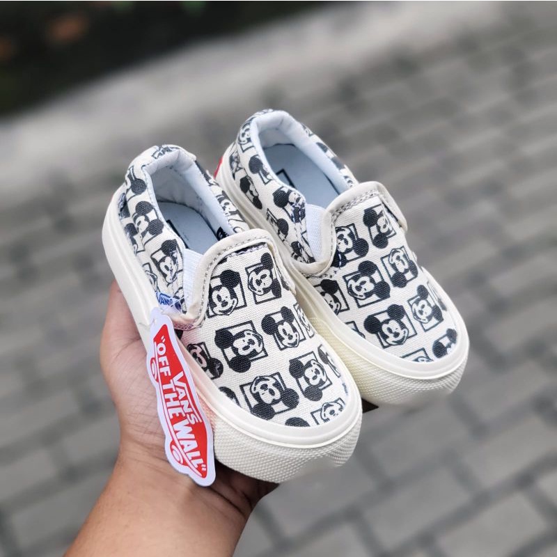 PROMO Sepatu Vans Anak Slip On Dinosaurus Laki-Laki Perempuan Premium Grade Original Import Quality