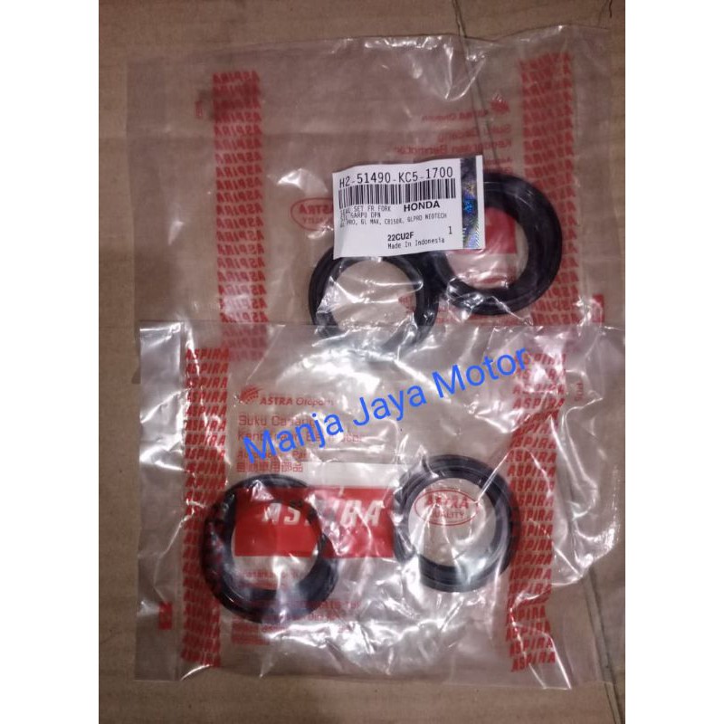 Paket seal shock + sil abu kiri-kanan for cb 150R/cbr 150/Gl pro/Gl neotech/Mega pro new Aspira