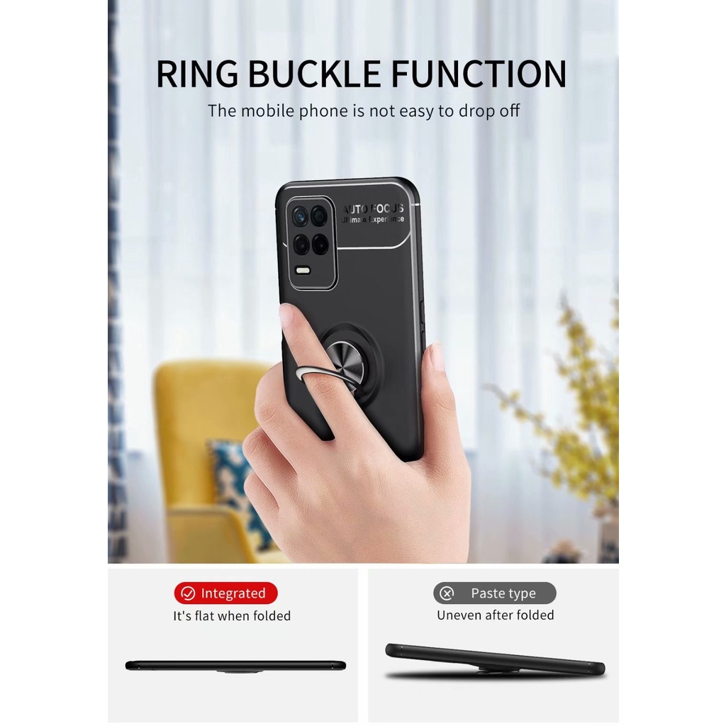 Realme 8 iRing Invisible TPU Soft Case