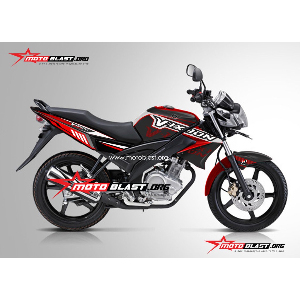 Decal Stiker Vixion Livery Sport Shopee Indonesia