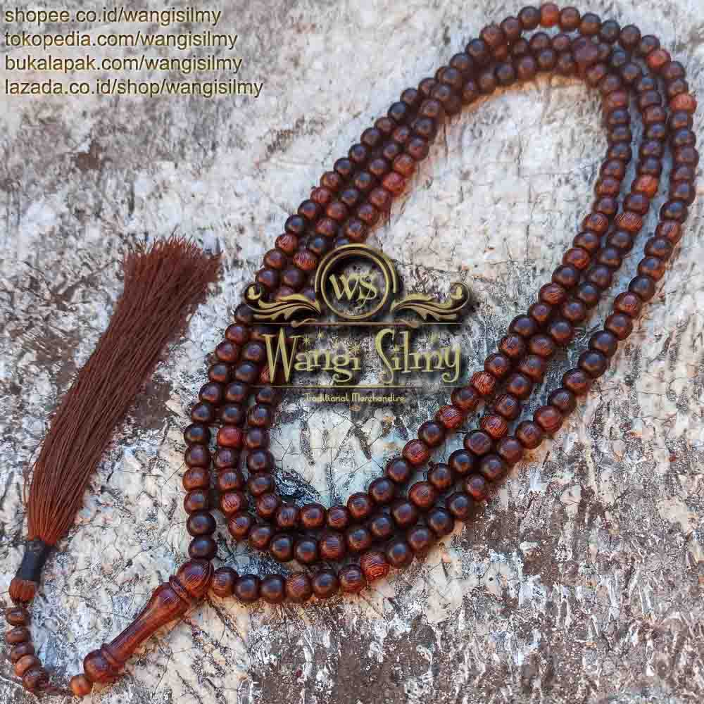 Tasbeh Tasbih Galih Asem 200 Butir - Tasbih Kayu 200 Butir Galih Asem - Tasbih 200 Butir Galih Asem