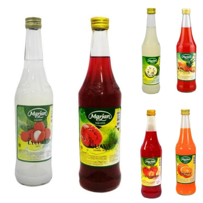 

Sirup Marjan Squash LECI/LYCHEE (145ml/1Botol)