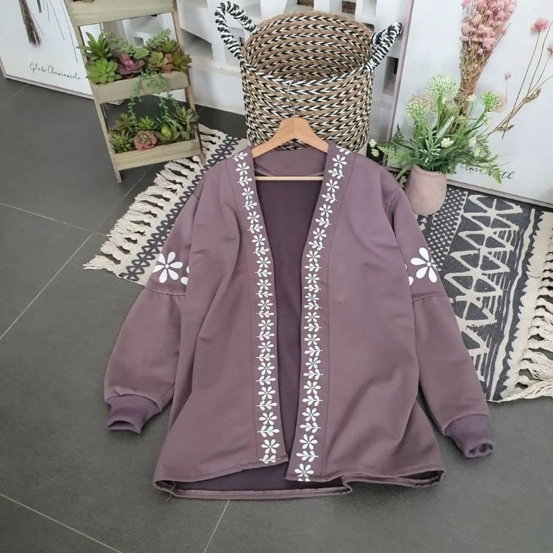 Cappadocia Outher Wanita Kekinian | Outer Cardigan Wanita Oversize | Kardigan Wanita Bahan Fleece