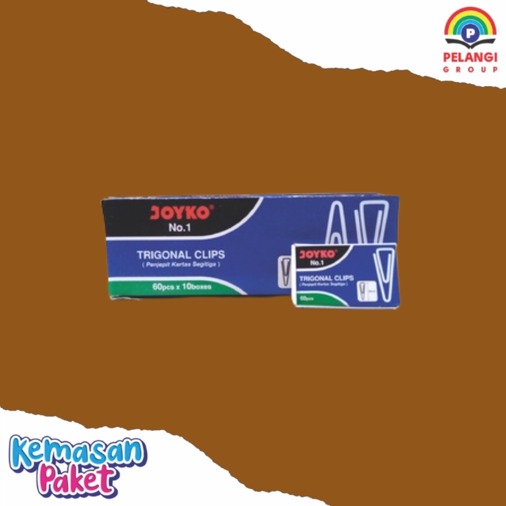 

TRIGONAL CLIPS JOYKO PENJEPIT KERTAS JOYKO NO 1 PAPER CLIP VIS-1 NO 1