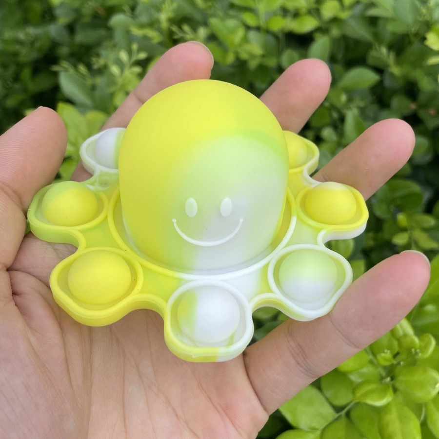 Mainan karet Octopus Rubber Toy Stress Relief Kado Mainan Edukasi Anak