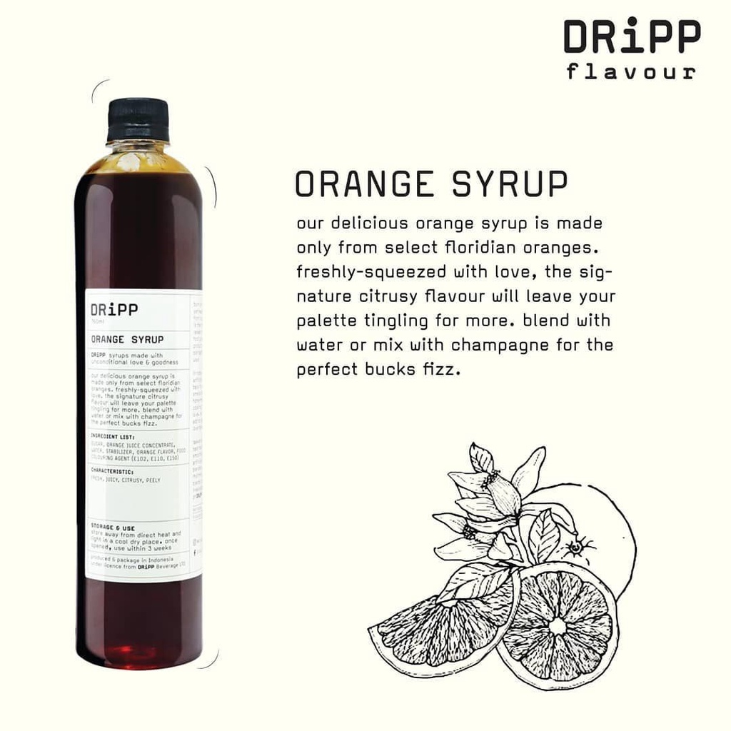 

DRIPP SYRUP Rasa ORANGE