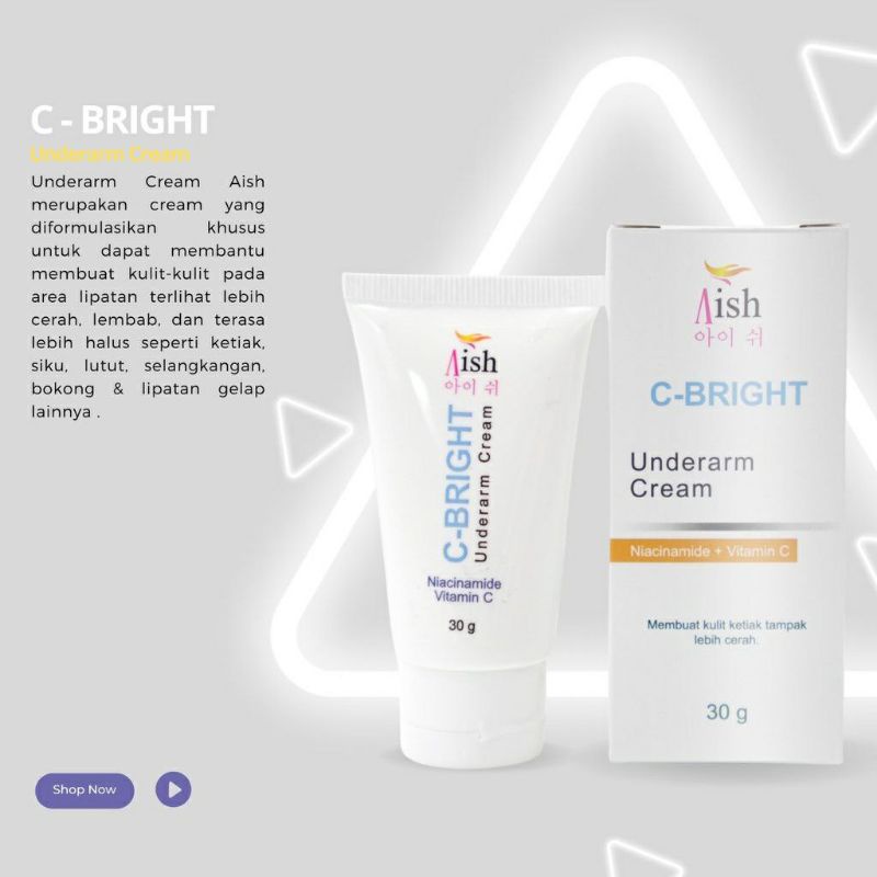 AISH Beauty C-Bright - Pamutih ketiak - AISH Serum Korea