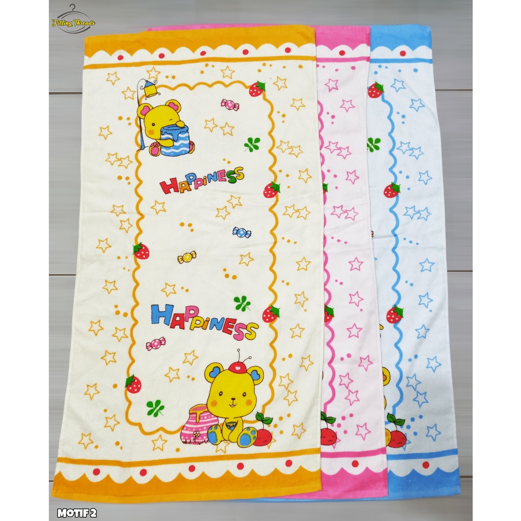 Handuk Bayi &amp; Anak Microfiber / Handuk Mandi Karakter DIXON Ukuran 50x100 cm