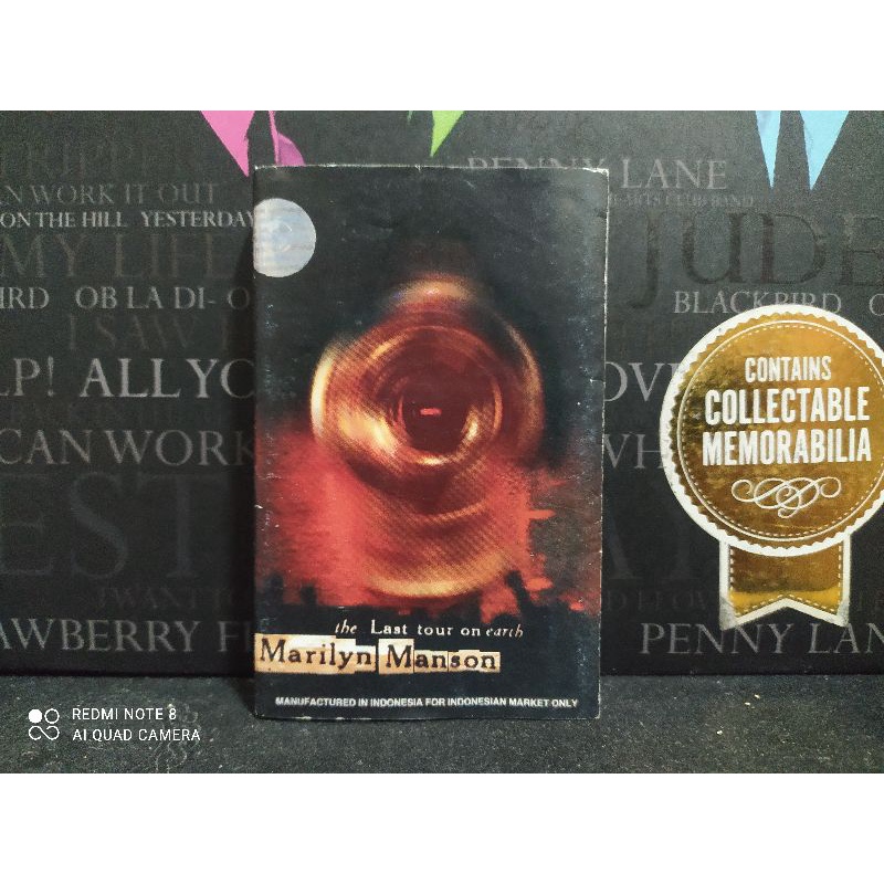 Kaset Pita : Kaset Original - MARILYN MANSON - THE GOLDEN AGE OF GROSTEQUE.