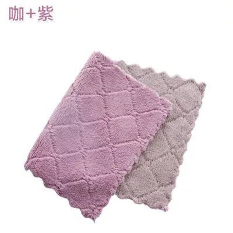 Lovefashion - Kain Lap Cuci Piring Anti Minyak Serbaguna Bahan Microfiber Kain Lap Serap Air