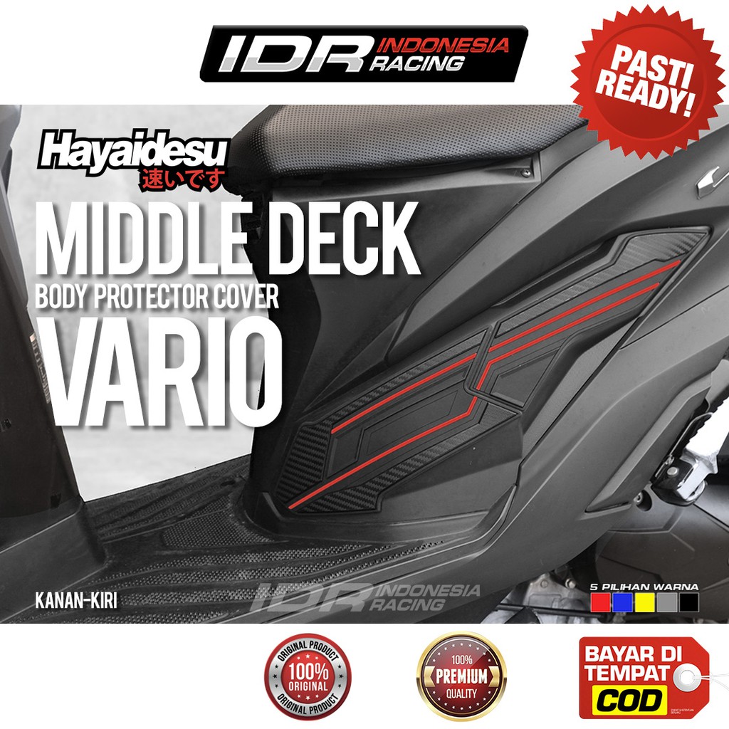 All New Vario Click 125 150 2018 2021 Body Protector Middle Deck Cover HAYAIDESU