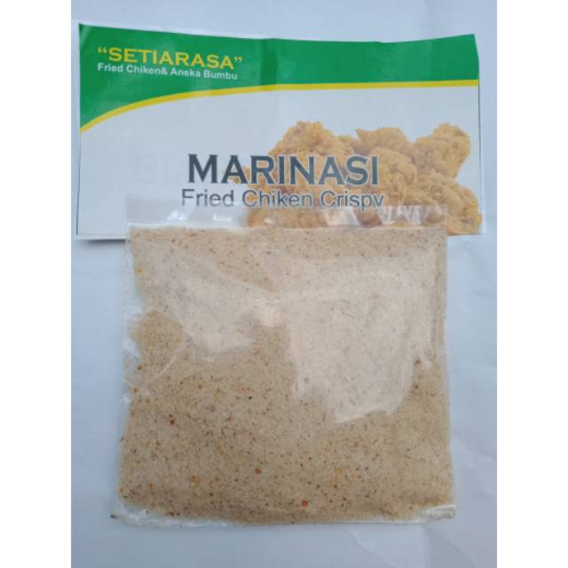 

Bumbu marinasi fried chicken 25g